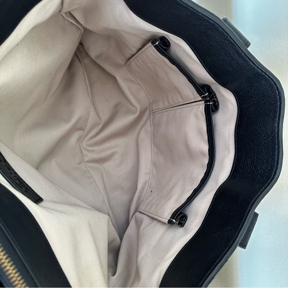 Foley + Corinna Large Black Leather Bag - Picture 10 of 15